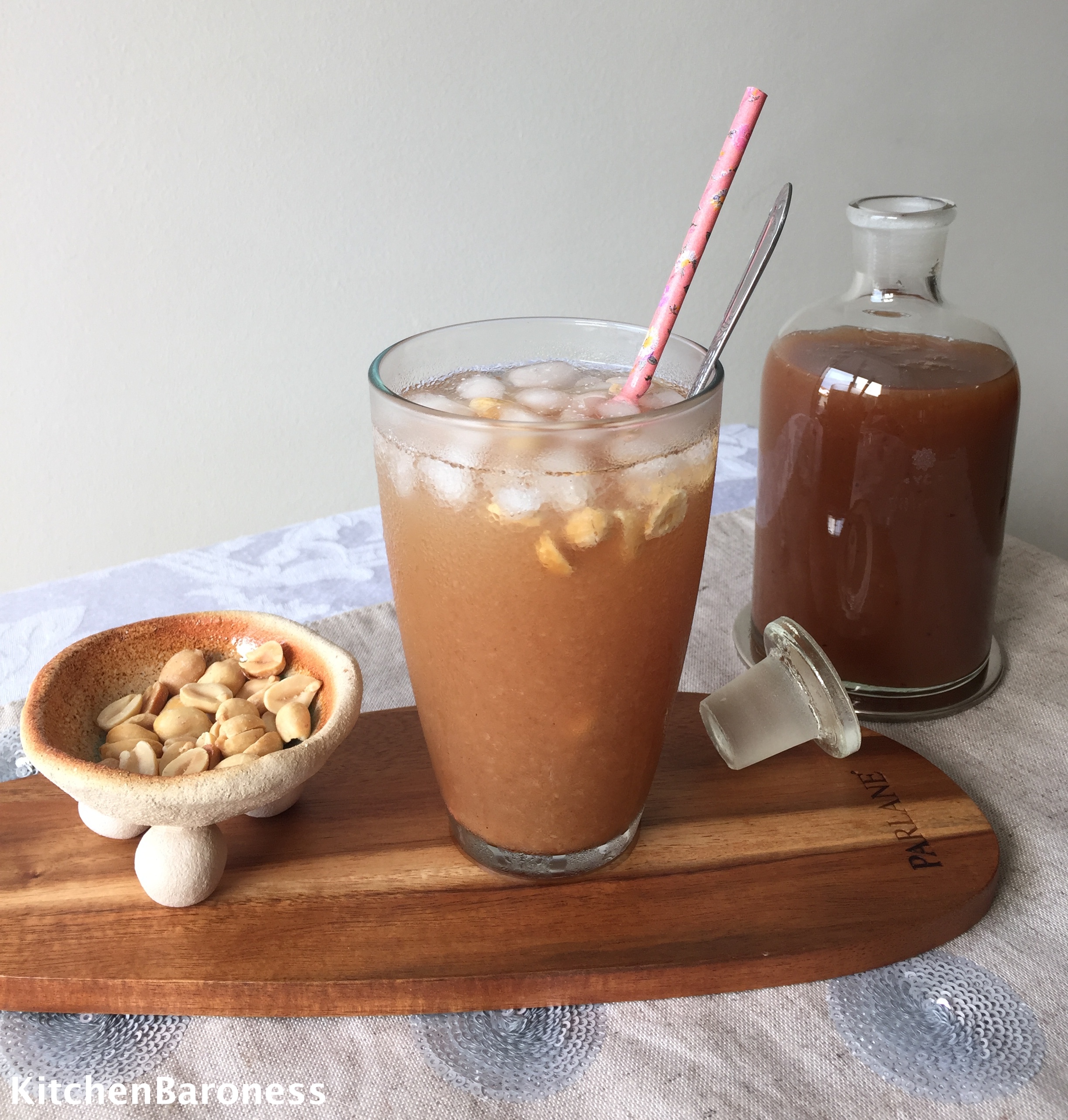 Tamarind Drink With A Spoonful Of Roasted Peanuts Kitchenbaroness